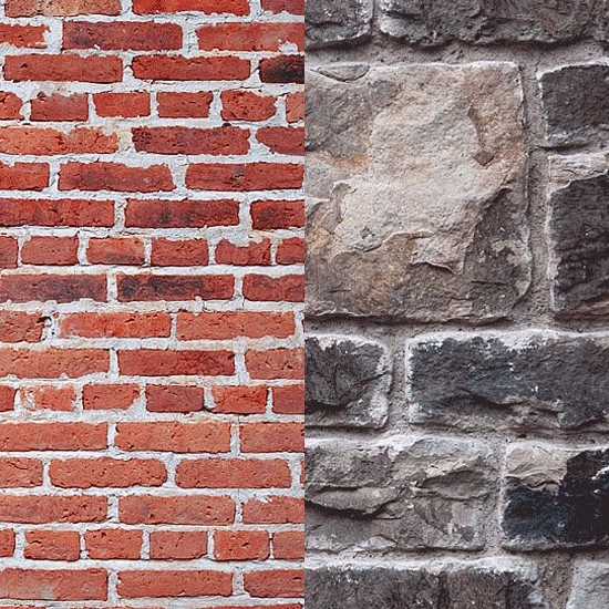Lastolite Urban Collapsible Background 1.5x2.1m / 5x7' Red Brick / Grey Stone