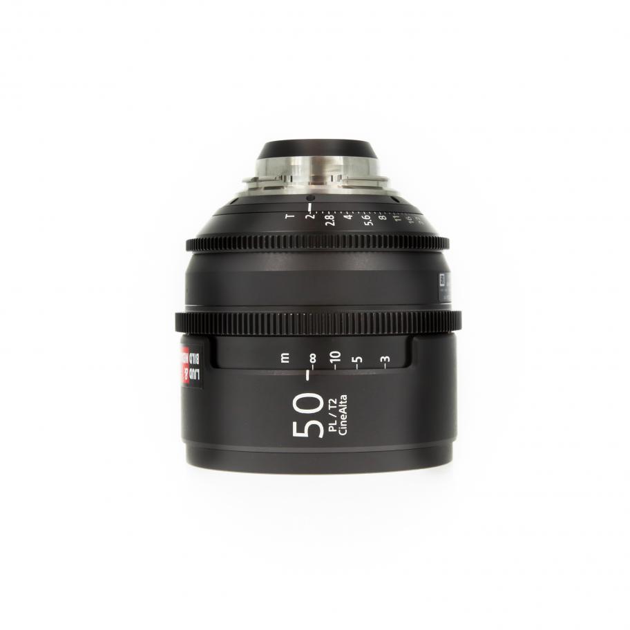 Sony CineAlta Prime PL 50mm T2 CF0.48m ø114
