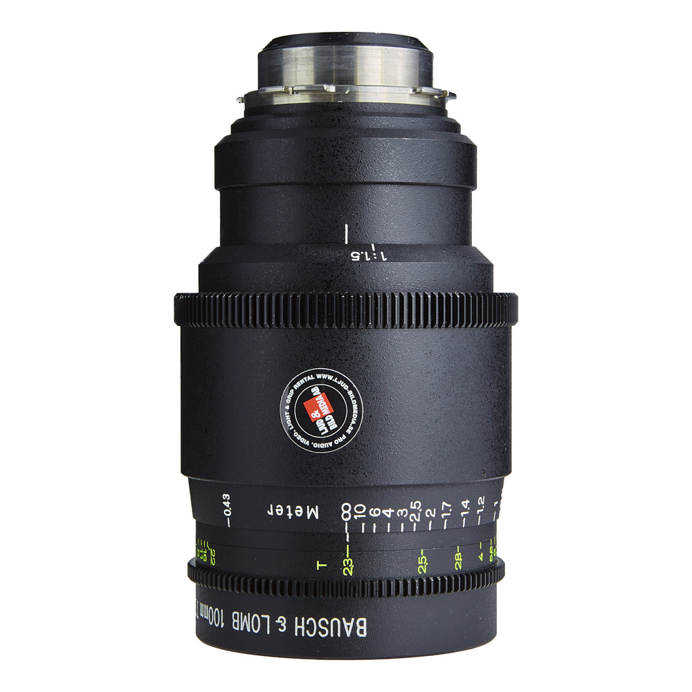 Bausch & Lomb Super Baltar by E.E 100mm T2.3 CF0.48 ø92