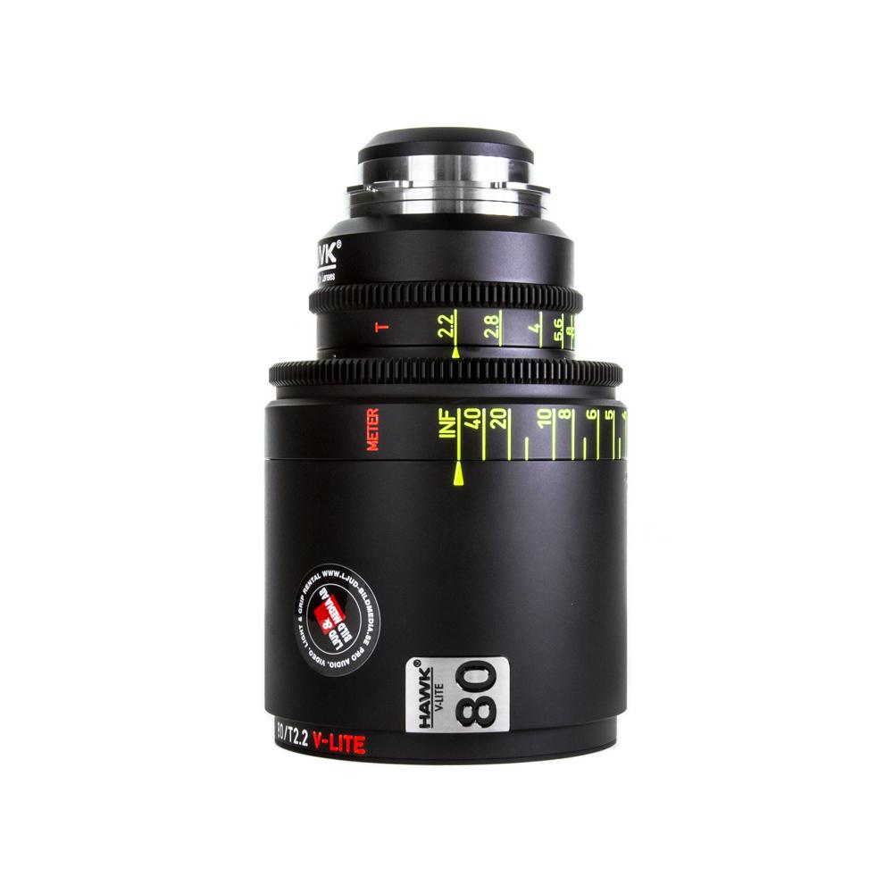 Hawk V-lite Anamorphic 80mm 2x T2.2 CF1.0m ø104