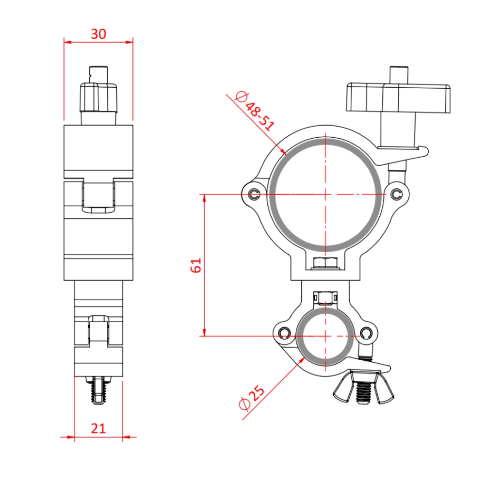 Secondary picture of 32mm Clamp > Burton Clamp