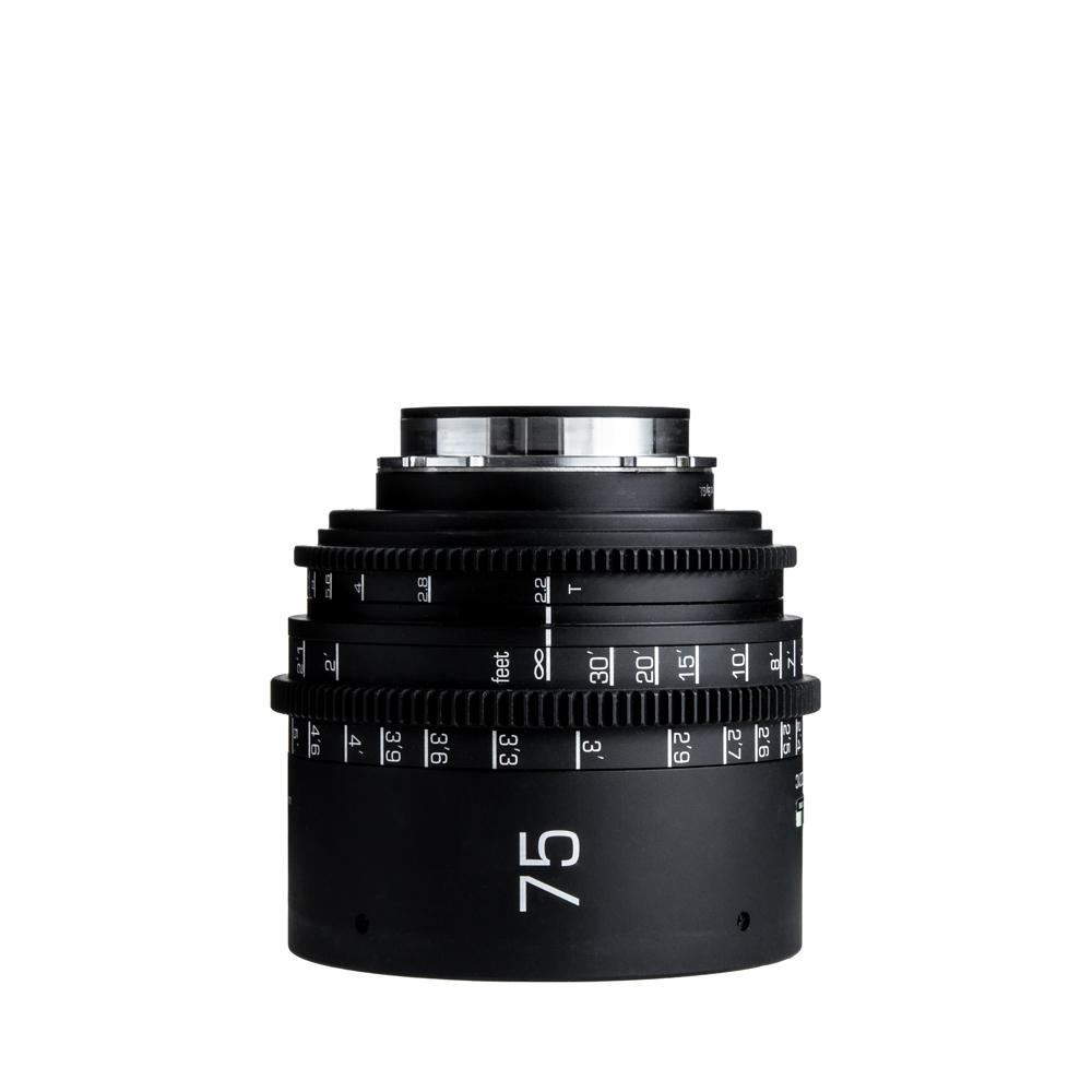 Lomo Prime 75mm by GLO T2.2 CF0.61m ø95 Feet Scale