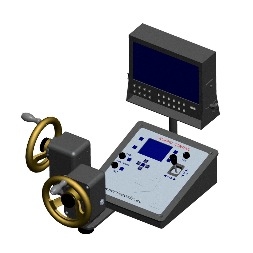 Scorpio 2-Axis Wheel Addon System for Micro Head Joystick