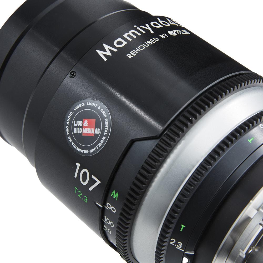 Secondary picture of Mamiya 645 inc.Speed Booster by TLS 107mm T2.3 LPL-Mount CF1.3m ø95