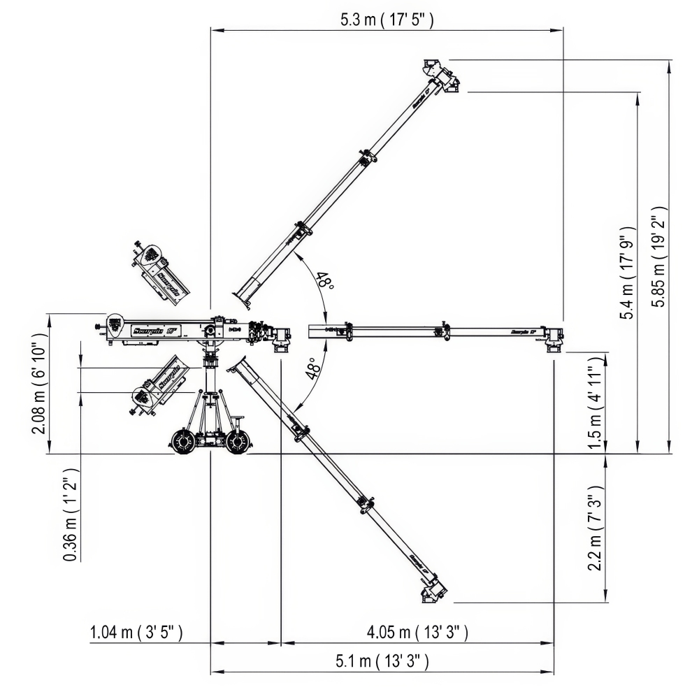 Secondary picture of Scorpio 17' / 5m Crane