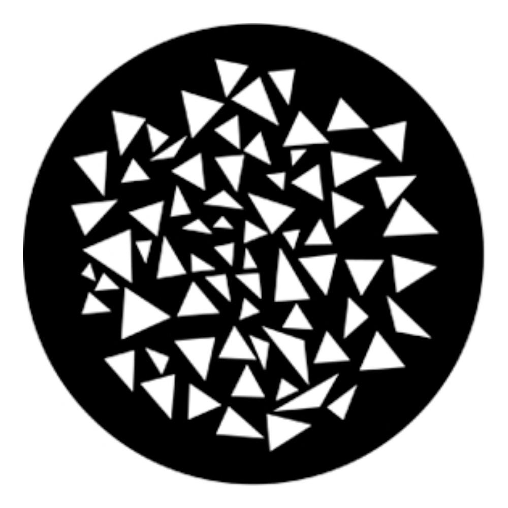 Metal Graphic Gobo B-Size Triangle Breakup