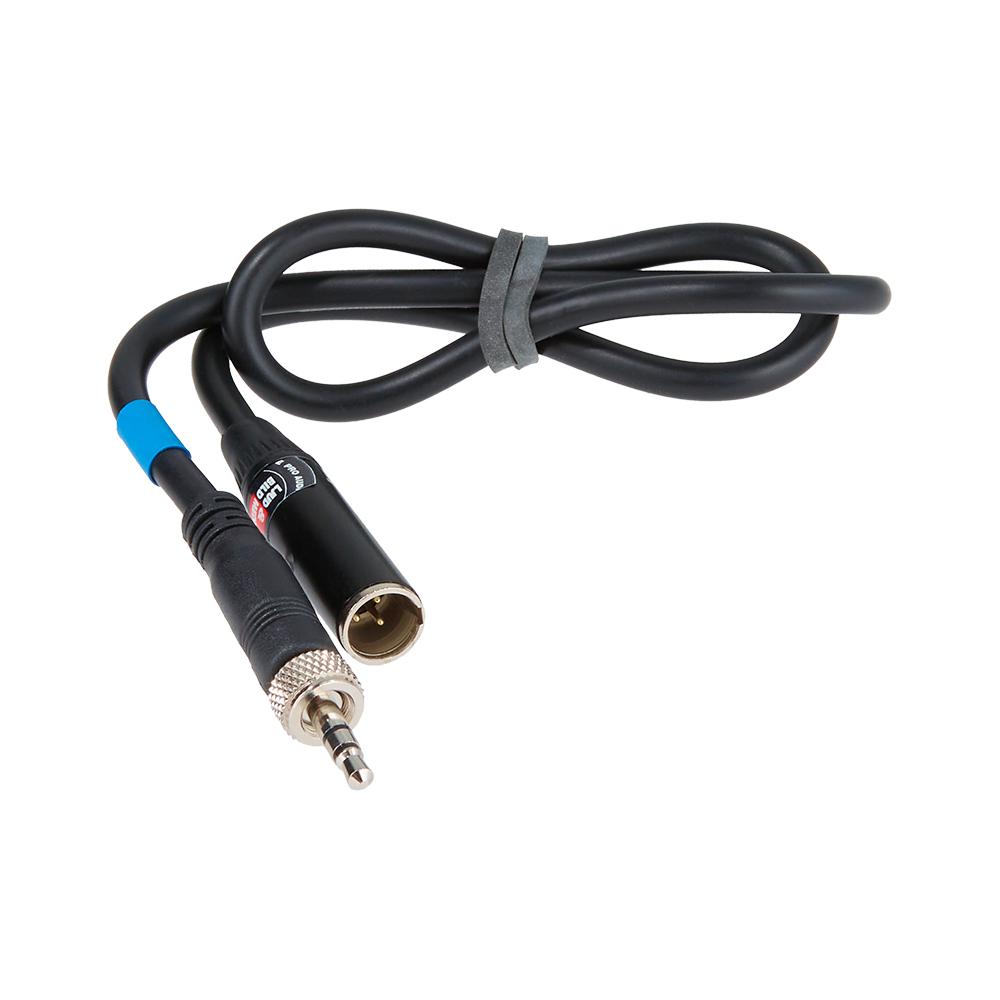 Mini-Jack 3.5mm Mono Male > TA3 MiniXLR Male 0.5m
