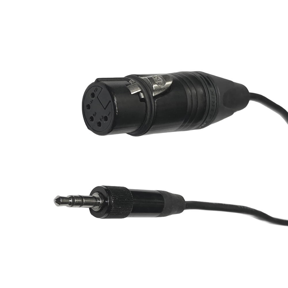XLR 5-Pin Female > Sennheiser Mini-Jack 3.5mm Mono Male 1.4m for G3 / G4 TX