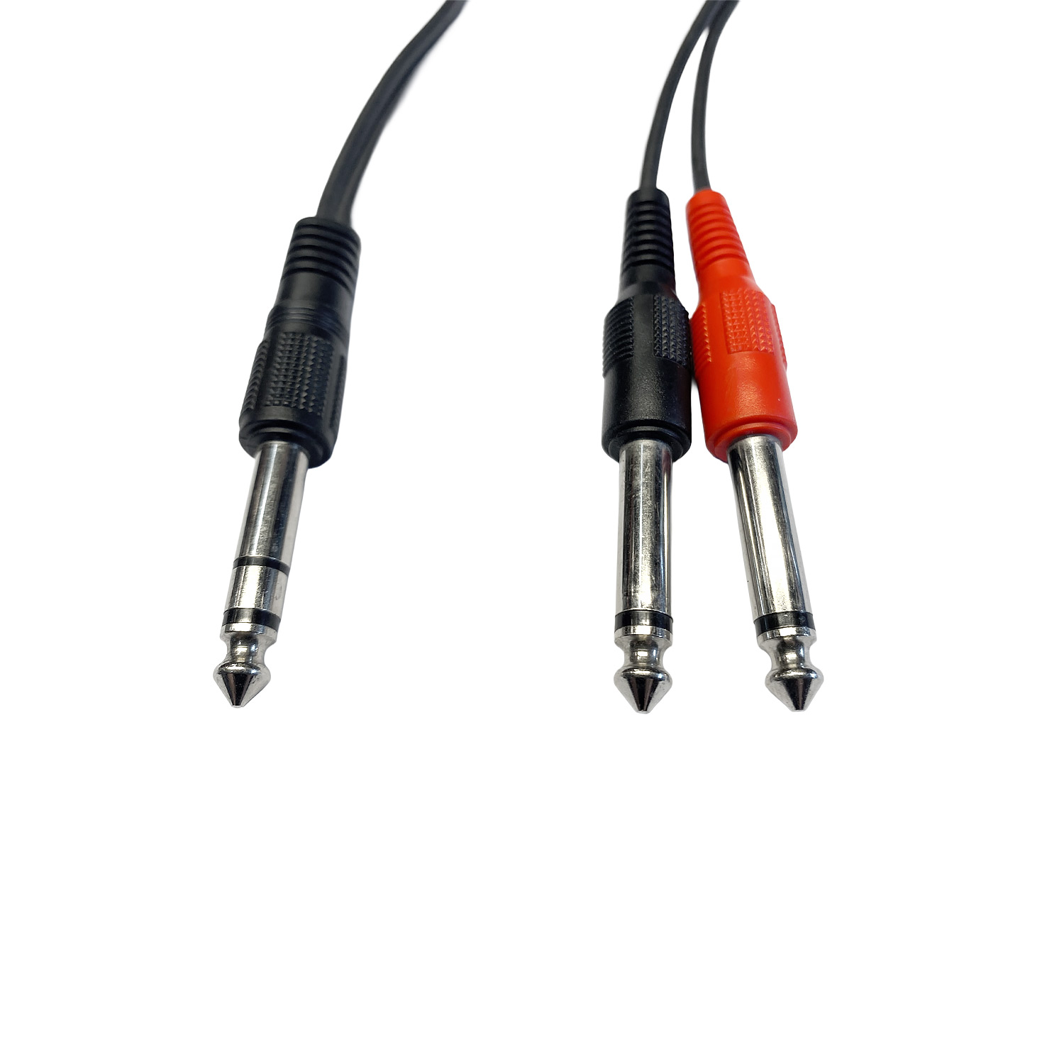 Jack 6.35mm Stereo Male > 2 x Jack 6.35mm Mono Male 3m