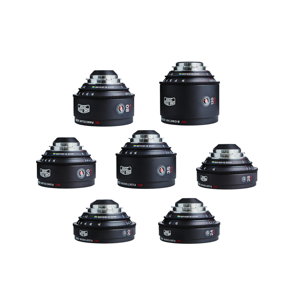 Carl Zeiss Jena by IronGlass Set 20-120mm ø110