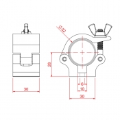 32mm Clamp Single image 2