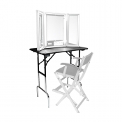Makeup Table 107x60cm Foldable image 2