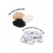 URSA Fur Circles 9 Pack + 30 Stickies Multi Colour image 3